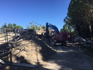 Demolizione raccolta inerti depuratore Marecchiese Rimini