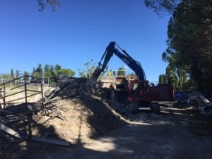 Demolizione scavi depuratore Marecchiese Rimini