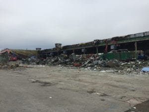 Demolizione padiglioni 29 30 Fiera Bologna recupero siti inquinati amianto
