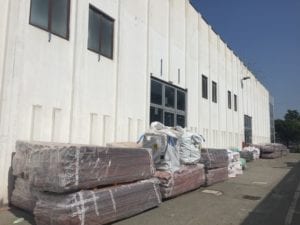 Bonifica copertura cemento amianto demolizione recupero fabbricati YOOX Zola Predosa Bologna