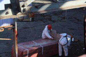 Bonifica e rimozione del manto di copertura in cemento amianto