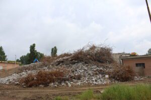 Lavori di demolizione di digestori, gasometri e depuratori dell'impianto di depurazione in via Gramicia | Ferrara